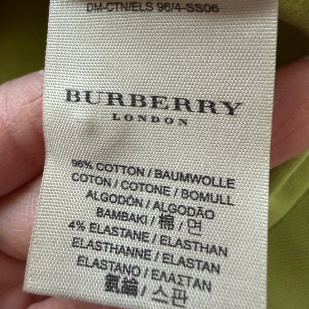 Burberry Check Collar Polo Shirt Size XL - Picture 7 of 7